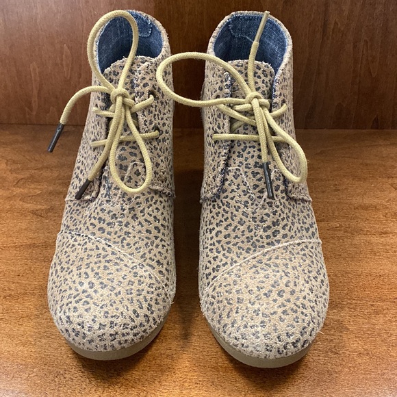 Toms cheetah wedge booties - Picture 3 of 7